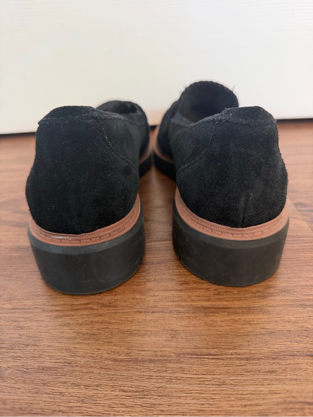 Women’s Clarks Black Suede Tassel Westlynn Bella Loafer Size 9 - Picture 5 of 7